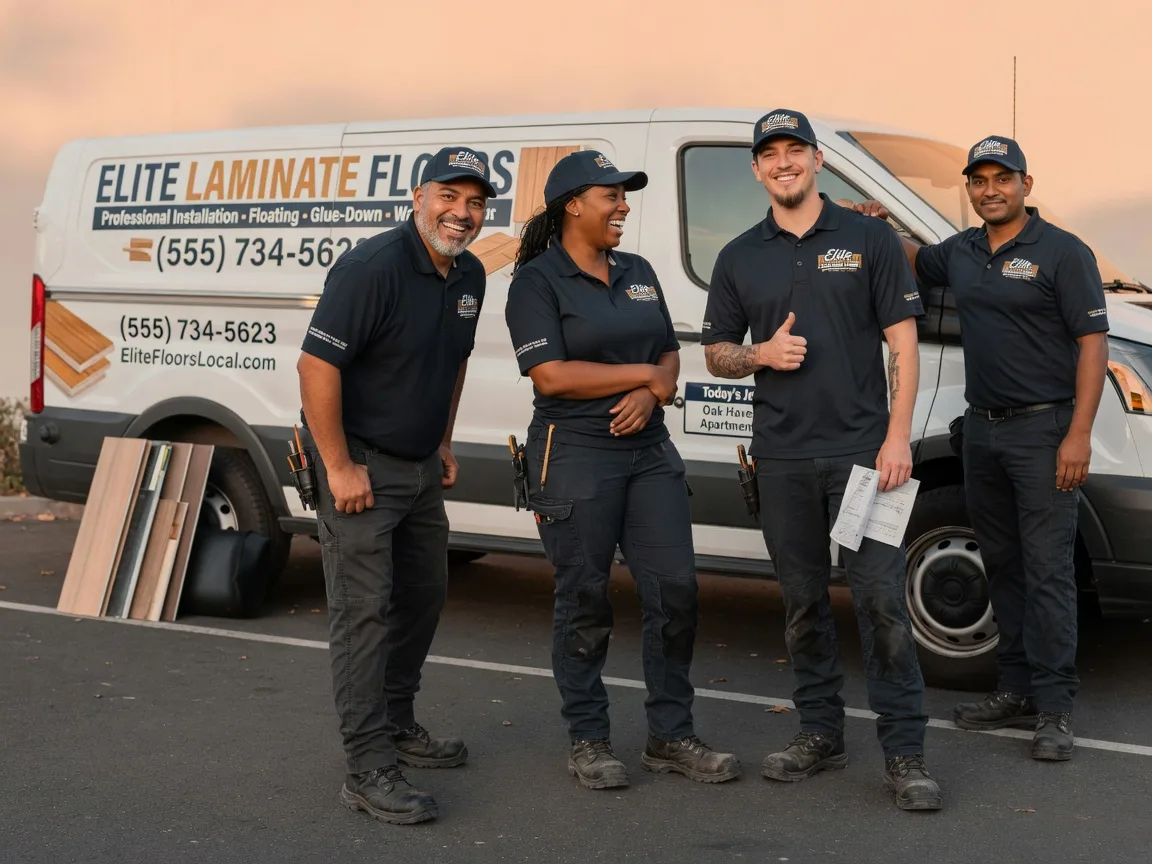 Laminate flooring installation company in Enon, OH